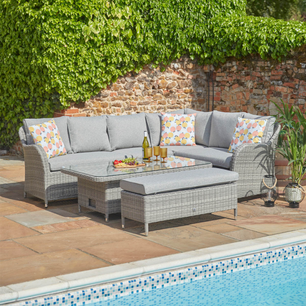 Corsica Corner Set with Adjustable Table - Image 4