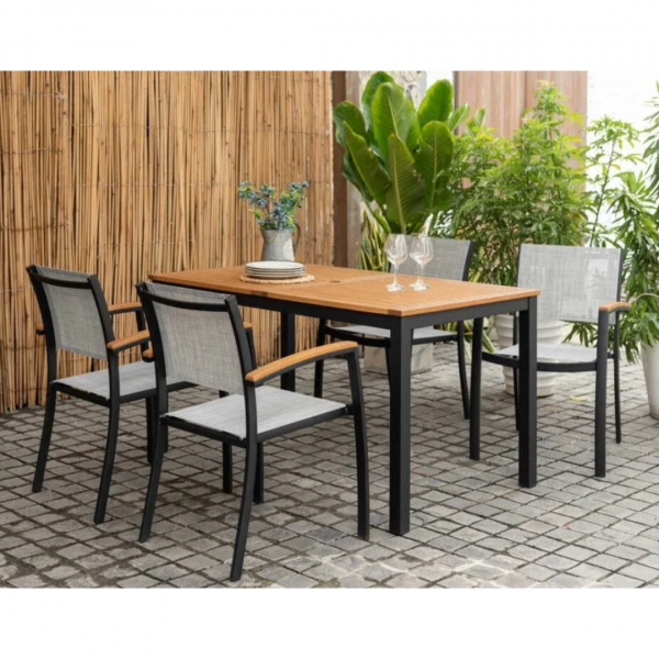 Barcelona 4 Seat Dining Set - Image 2