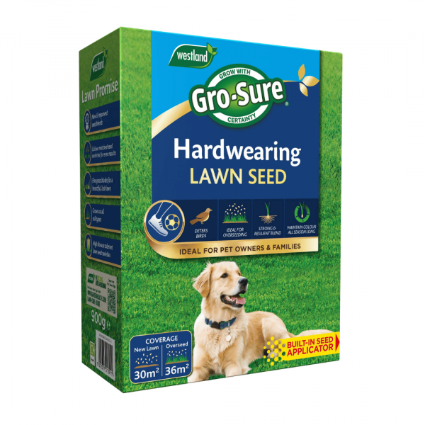 Gro-Sure Hardwearing Lawn Seed 30sqm