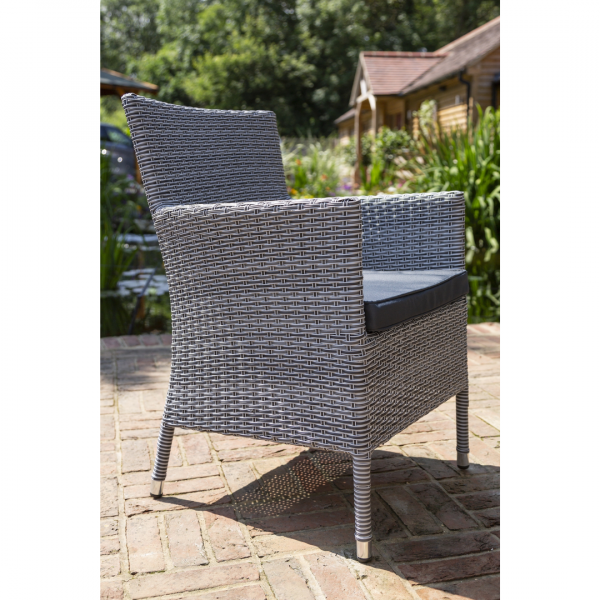 6 Seat Round Dining Set with FREE PARASOL - Image 3