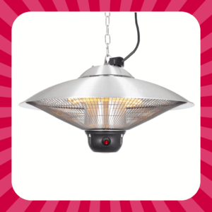 HANGING SILVER HEATER