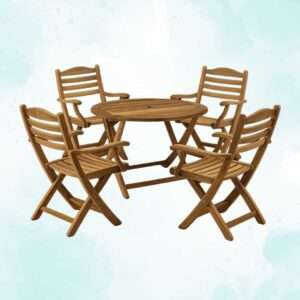 Carver Folding 4 Seat Set