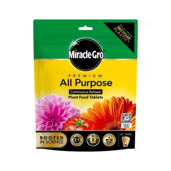 Miracle-Gro All Purpose Continuous Release Plant Food Tablets - 35 Tabs