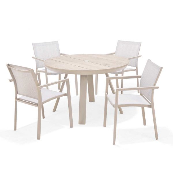 Urbanite 4 Seat Round Dining Set