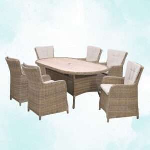 Woodsmore 6 Seat Oval Dining Set