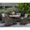 Woodsmore 4 Seat Round Dining Set - Image 3