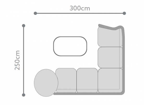 Como Curved Corner Sofa - Image 4